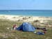 Beach camp on Ille Houat