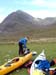 Back to the boats after climbing Bla Bheinn - behind