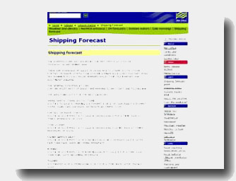 Click to go to the Shipping Forecast