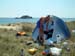 Beach camp on Ille Houat 2