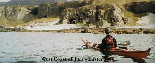Tim Dawson eyes a potential camp spot on Jura